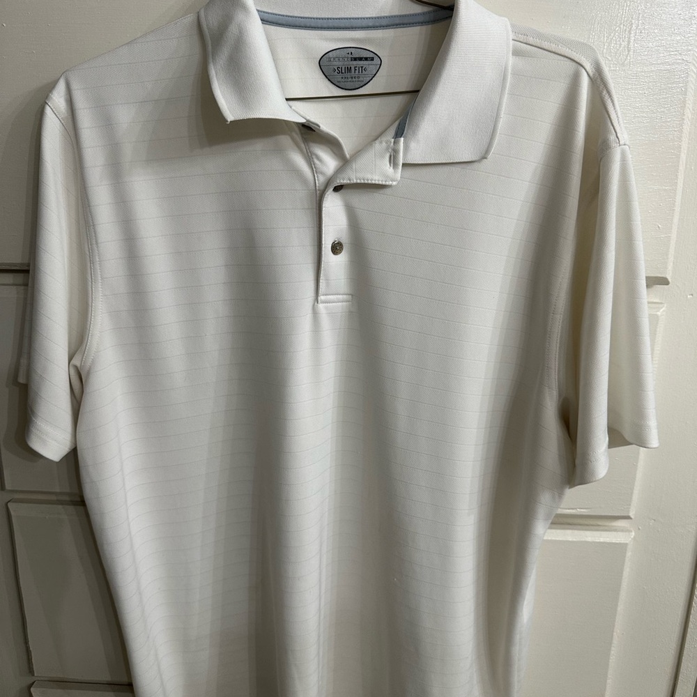 Grand Slam Men's Polo in Off White Tone